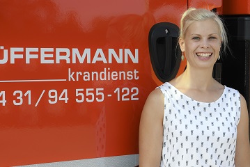 christina-arndt-ansprechpartner-hueffermann-team Kranhandel, Export, Hüffermann Krandienst, Christina Arndt