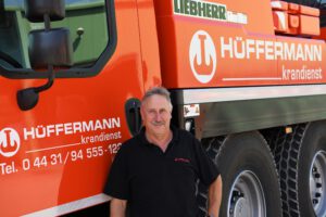 Mitarbeiter Fidi Ehlers - Jubiläum- 45 Jahre im Hüffermann Team 